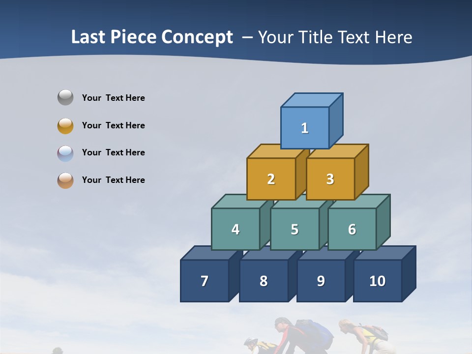 Lifestile Friends Biker PowerPoint Template