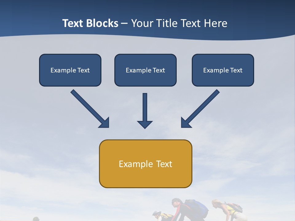 Lifestile Friends Biker PowerPoint Template