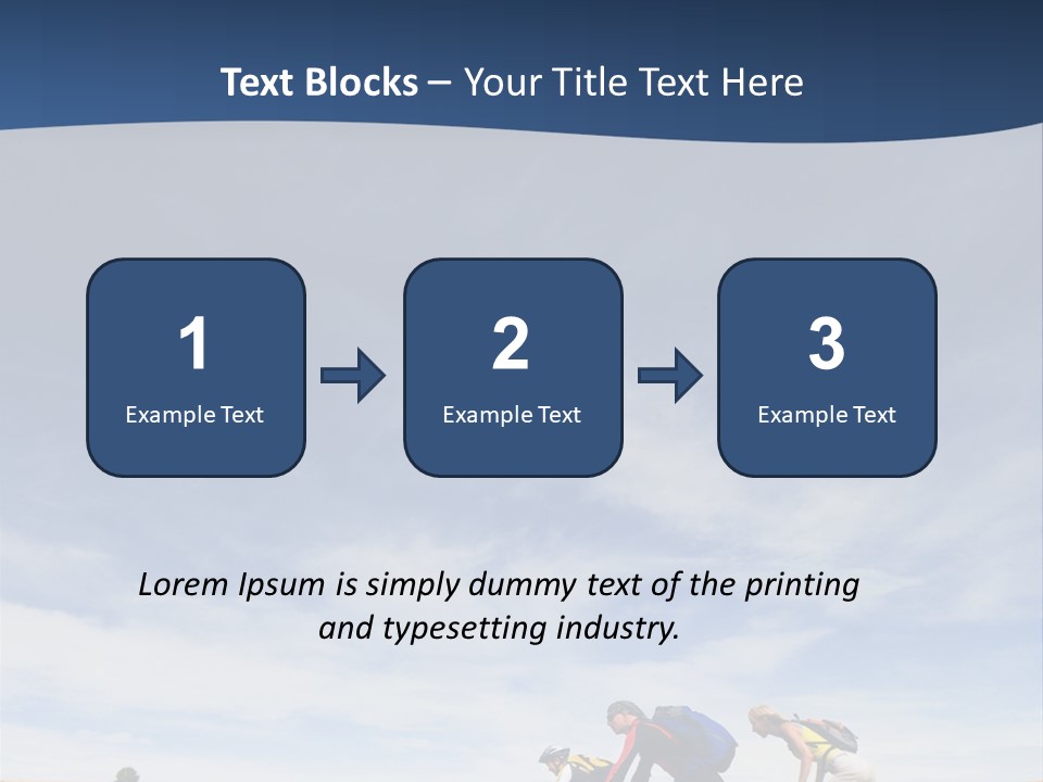 Lifestile Friends Biker PowerPoint Template