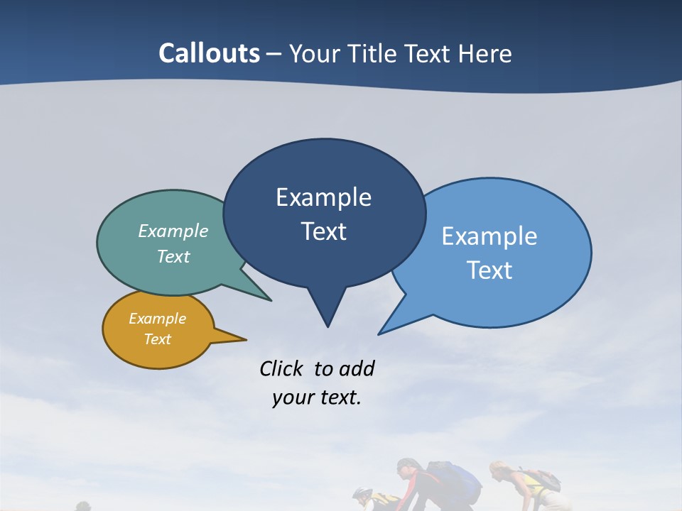 Lifestile Friends Biker PowerPoint Template