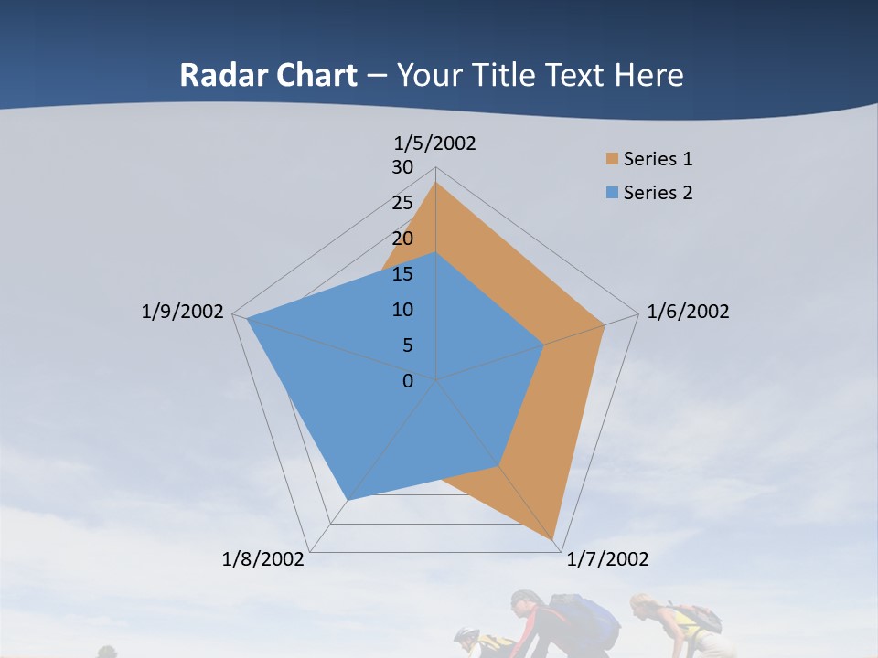 Lifestile Friends Biker PowerPoint Template