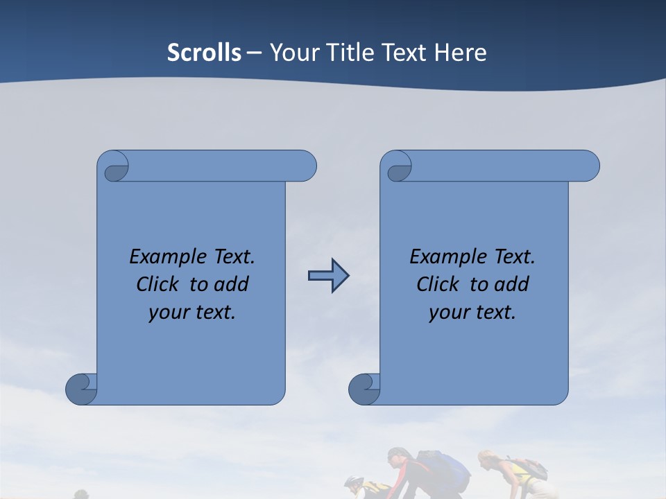 Lifestile Friends Biker PowerPoint Template