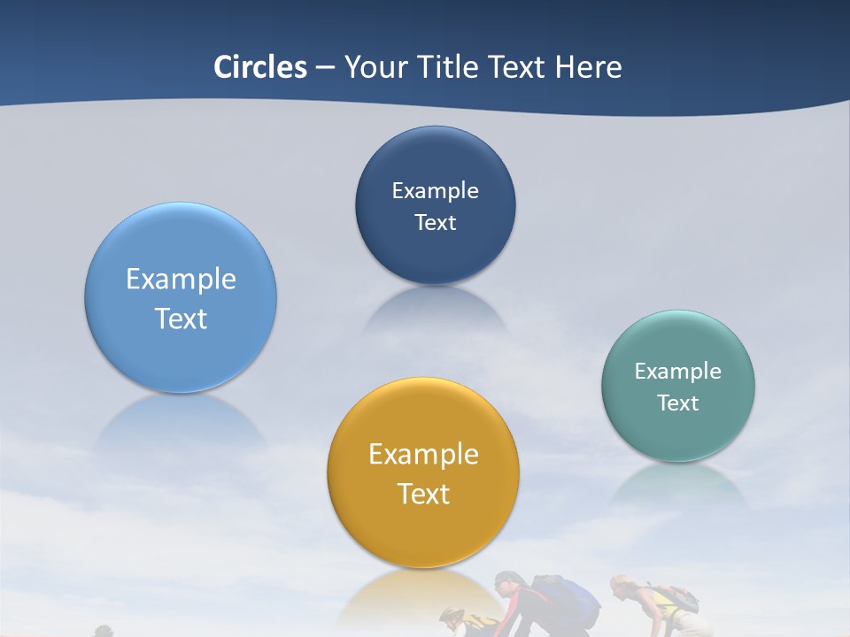 Lifestile Friends Biker PowerPoint Template