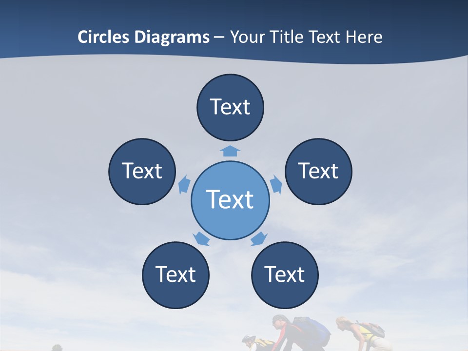 Lifestile Friends Biker PowerPoint Template