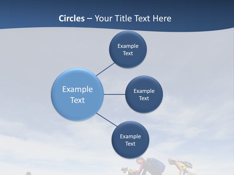 Lifestile Friends Biker PowerPoint Template