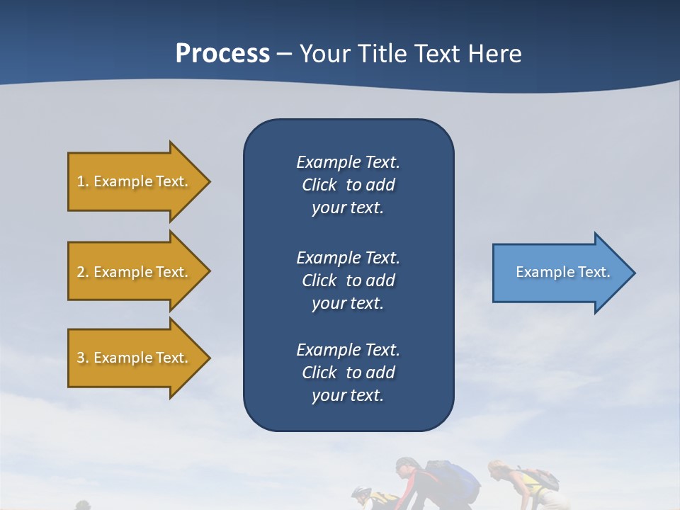 Lifestile Friends Biker PowerPoint Template