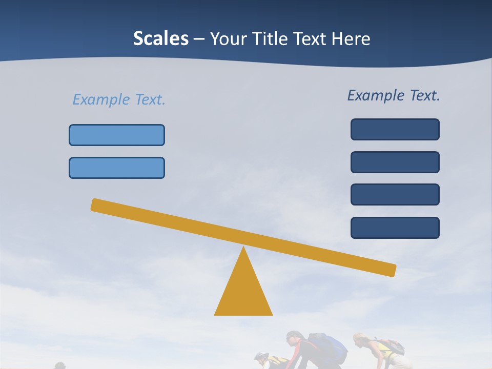 Lifestile Friends Biker PowerPoint Template