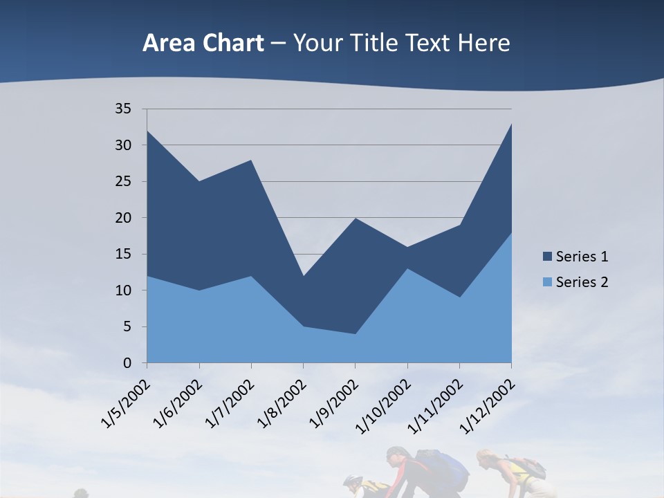 Lifestile Friends Biker PowerPoint Template