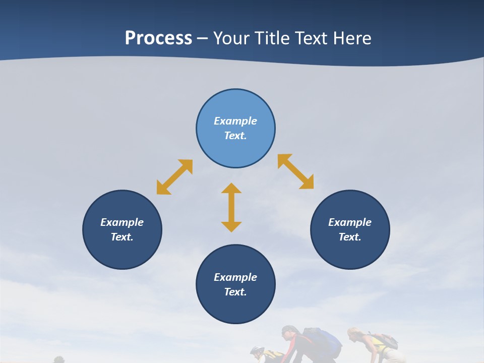 Lifestile Friends Biker PowerPoint Template