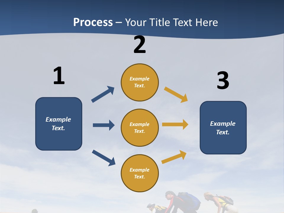 Lifestile Friends Biker PowerPoint Template