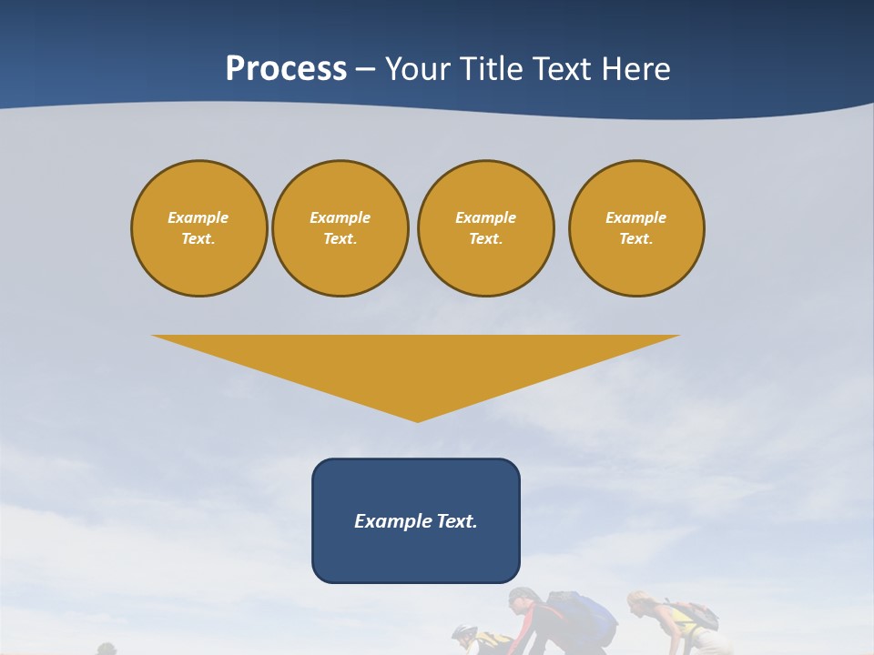 Lifestile Friends Biker PowerPoint Template