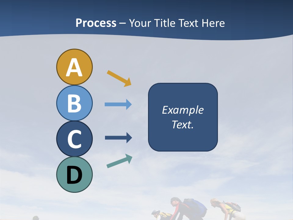 Lifestile Friends Biker PowerPoint Template