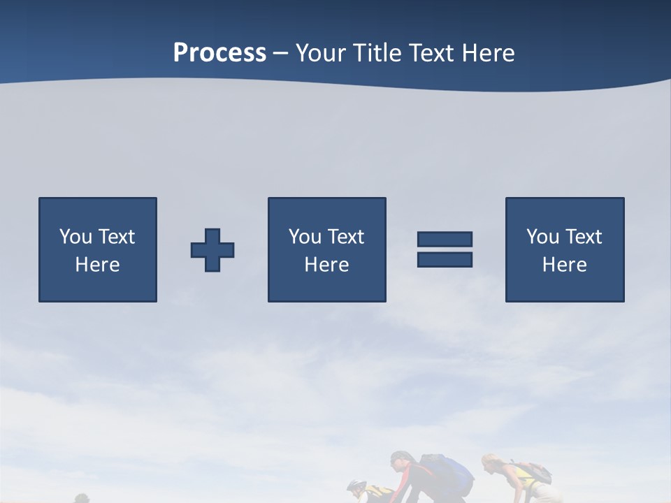 Lifestile Friends Biker PowerPoint Template