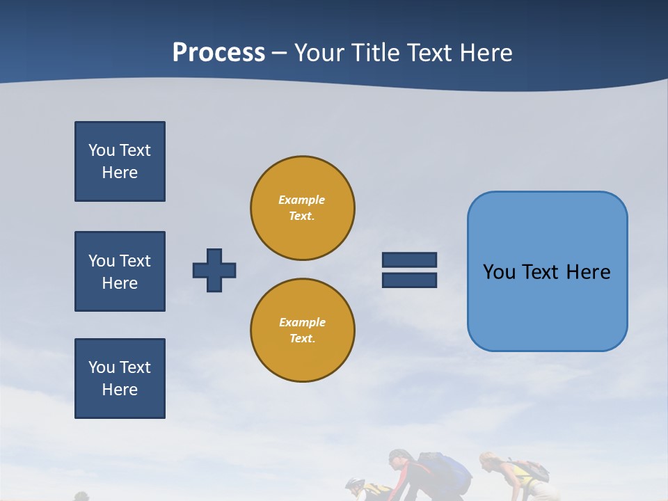 Lifestile Friends Biker PowerPoint Template