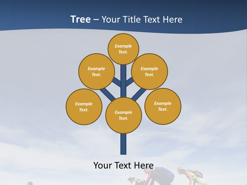 Lifestile Friends Biker PowerPoint Template