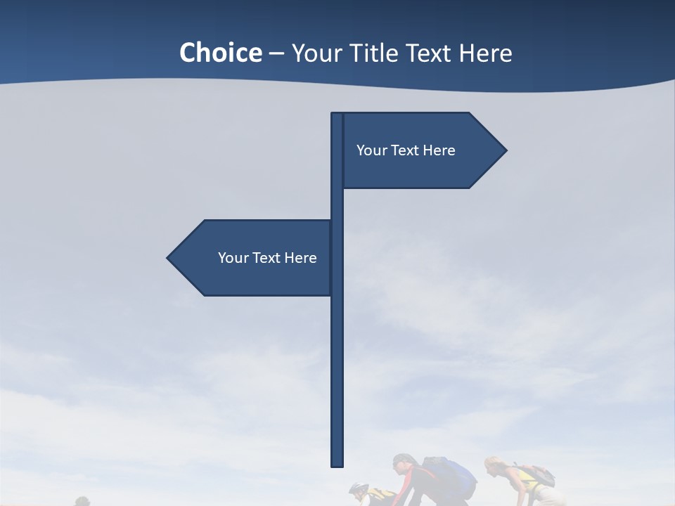 Lifestile Friends Biker PowerPoint Template
