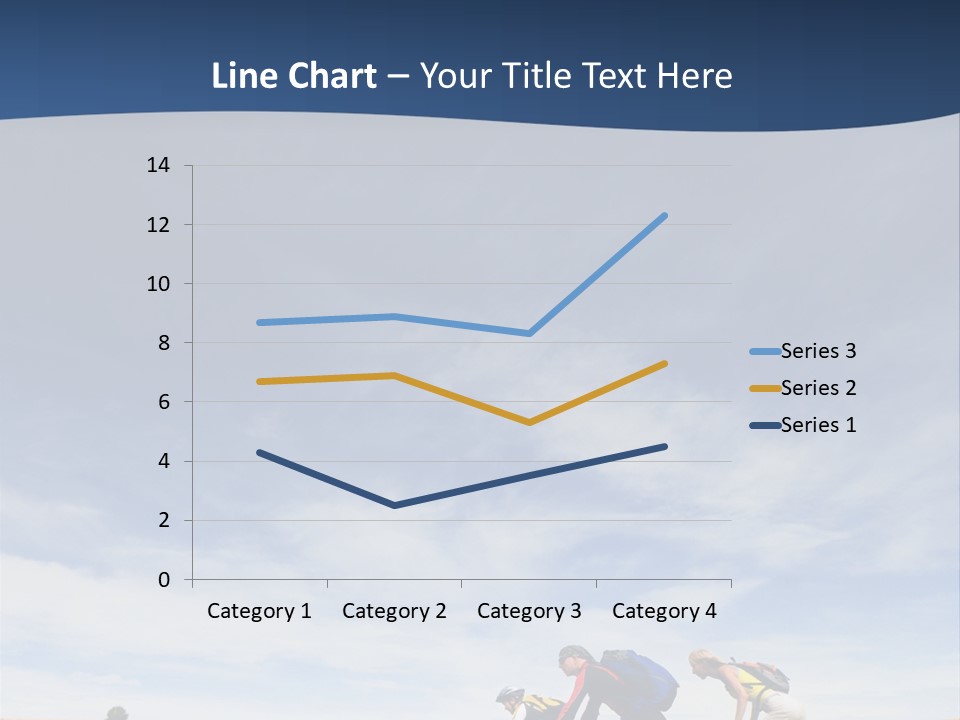 Lifestile Friends Biker PowerPoint Template
