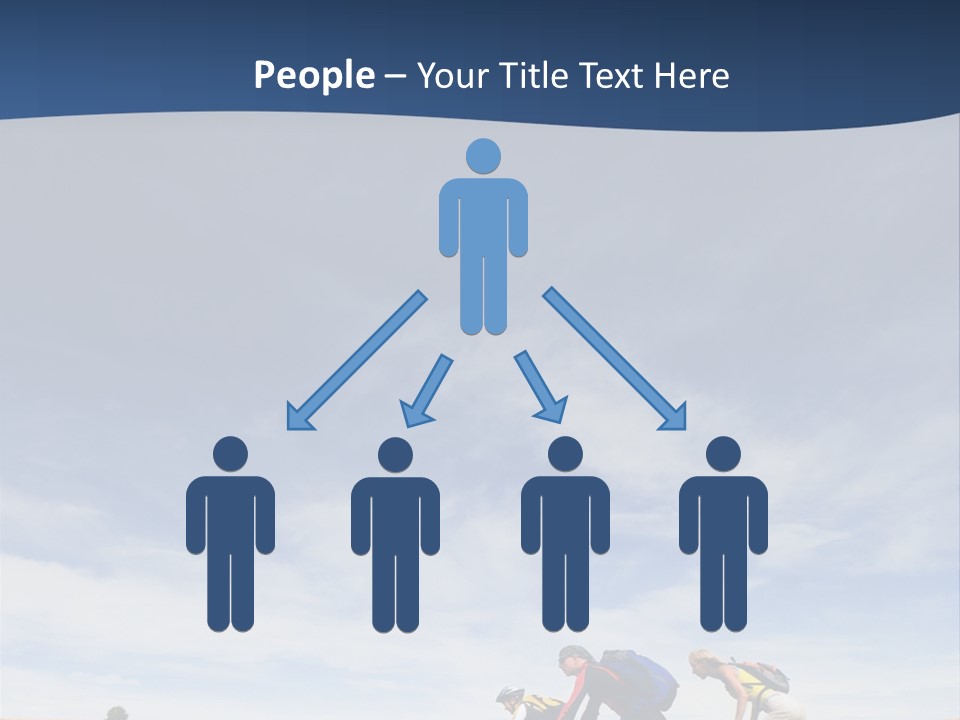 Lifestile Friends Biker PowerPoint Template