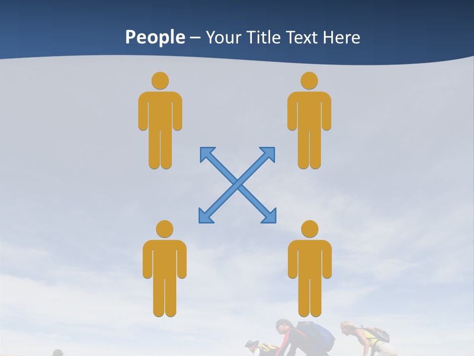 Lifestile Friends Biker PowerPoint Template