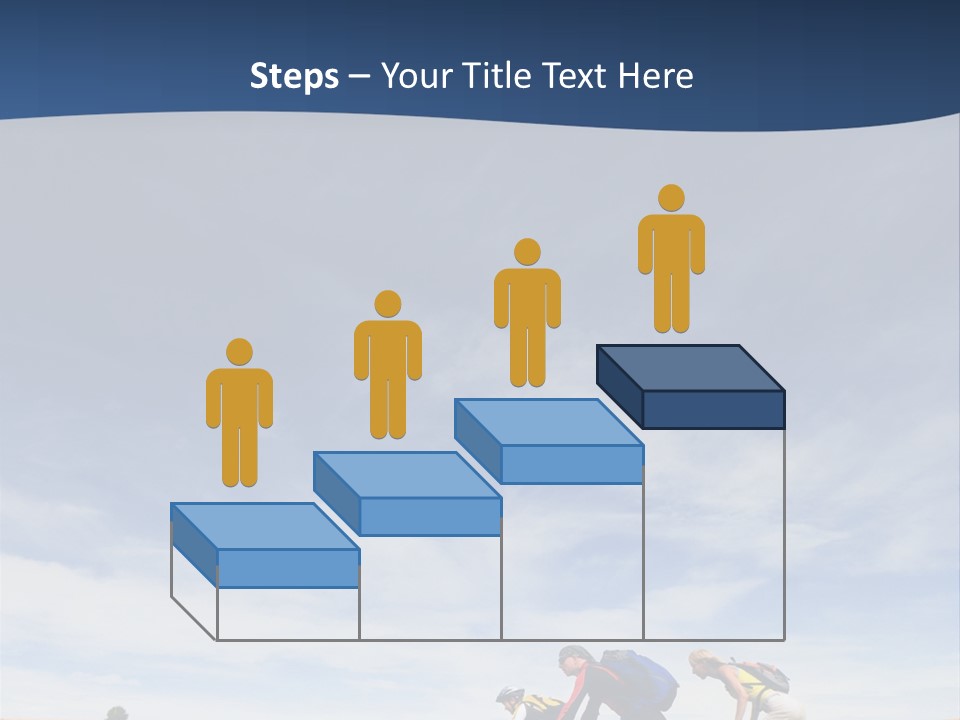 Lifestile Friends Biker PowerPoint Template