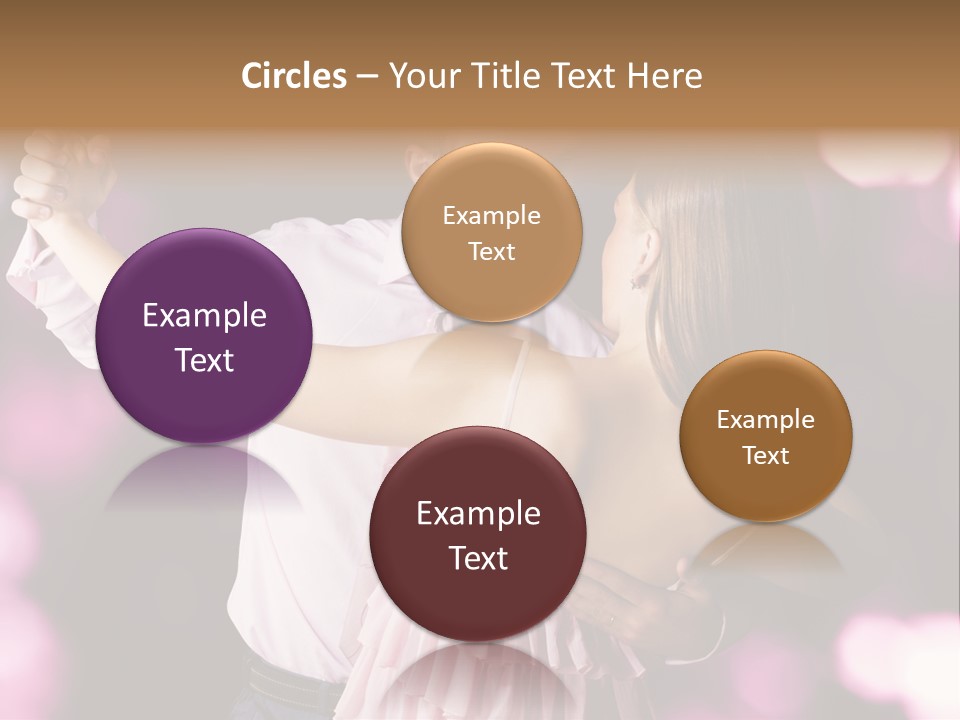 Romantic Dress Flirtation PowerPoint Template