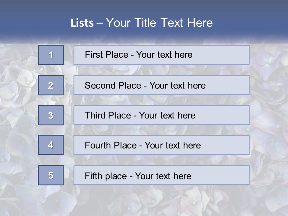 Garden Plants Wedding PowerPoint Template