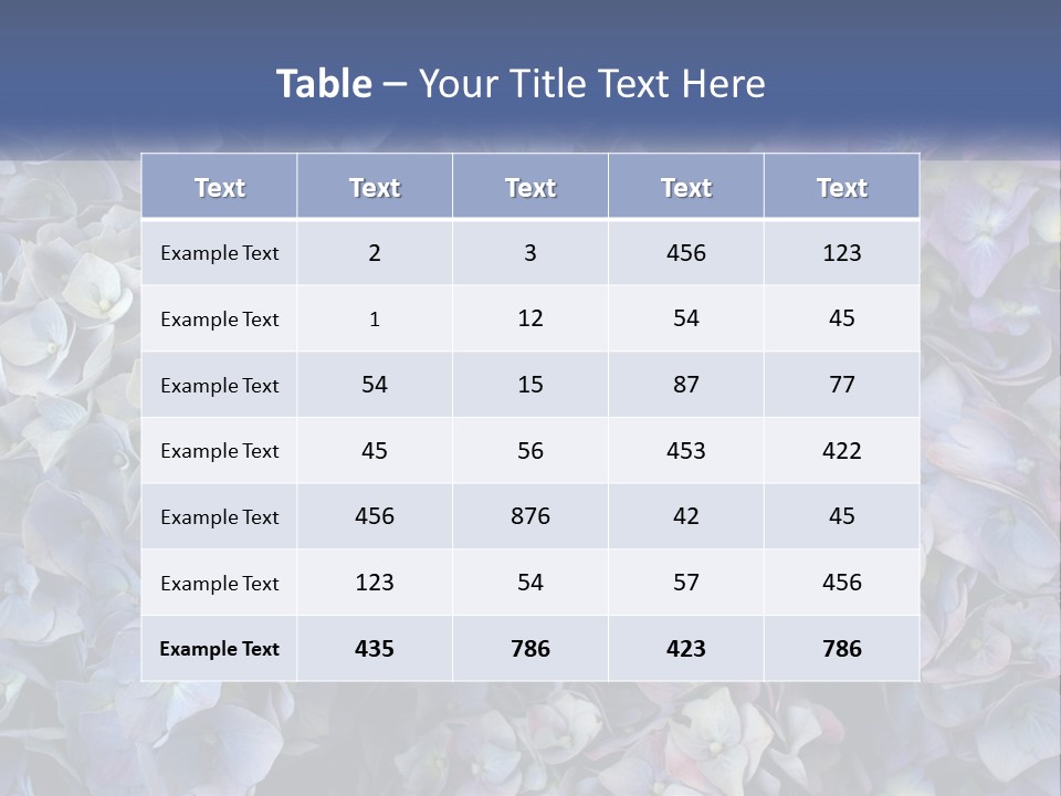 Garden Plants Wedding PowerPoint Template