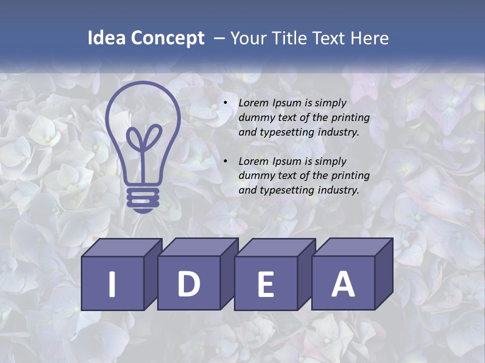 Garden Plants Wedding PowerPoint Template