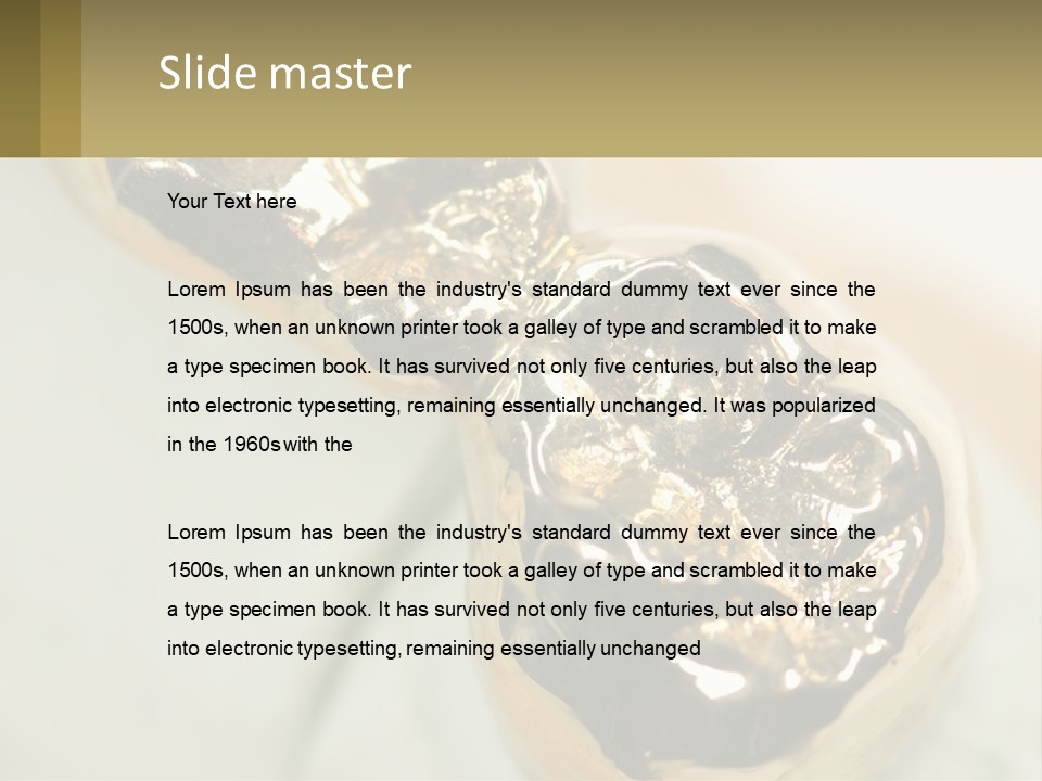 Laboratory Plaster Old PowerPoint Template