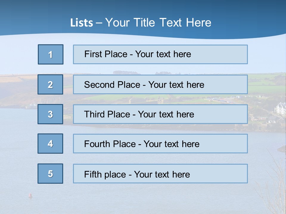 Ocean Kinsale Charles PowerPoint Template