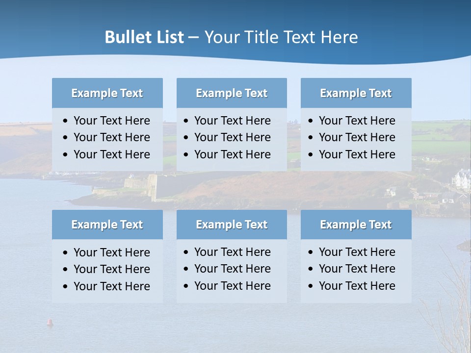 Ocean Kinsale Charles PowerPoint Template