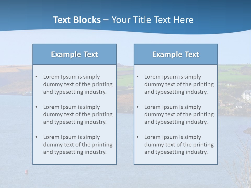 Ocean Kinsale Charles PowerPoint Template