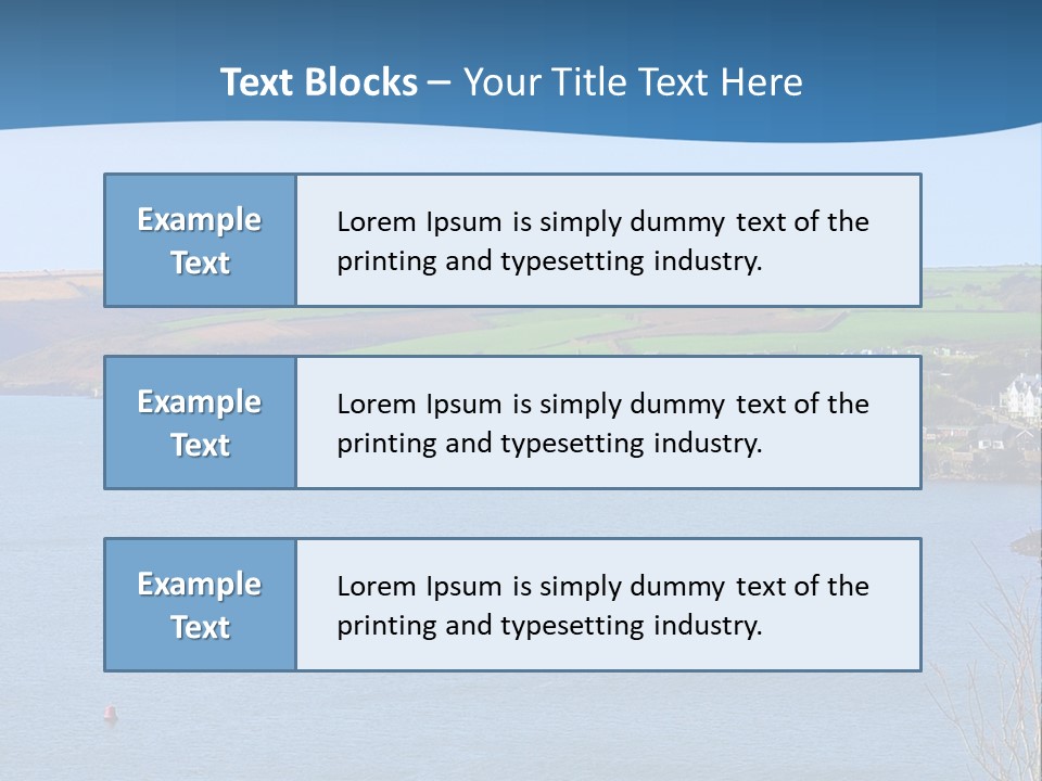 Ocean Kinsale Charles PowerPoint Template