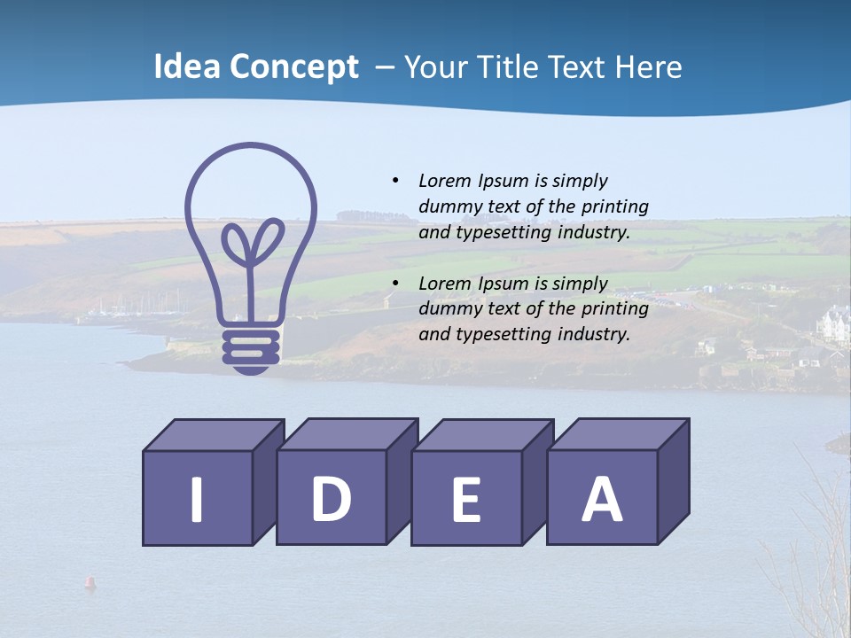 Ocean Kinsale Charles PowerPoint Template
