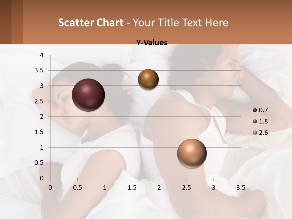 A Man And A Woman Sleeping In Bed Together PowerPoint Template