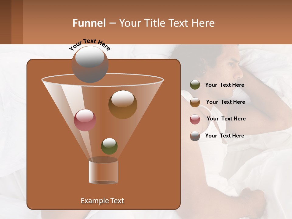 A Man And A Woman Sleeping In Bed Together PowerPoint Template