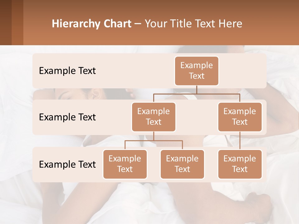 A Man And A Woman Sleeping In Bed Together PowerPoint Template