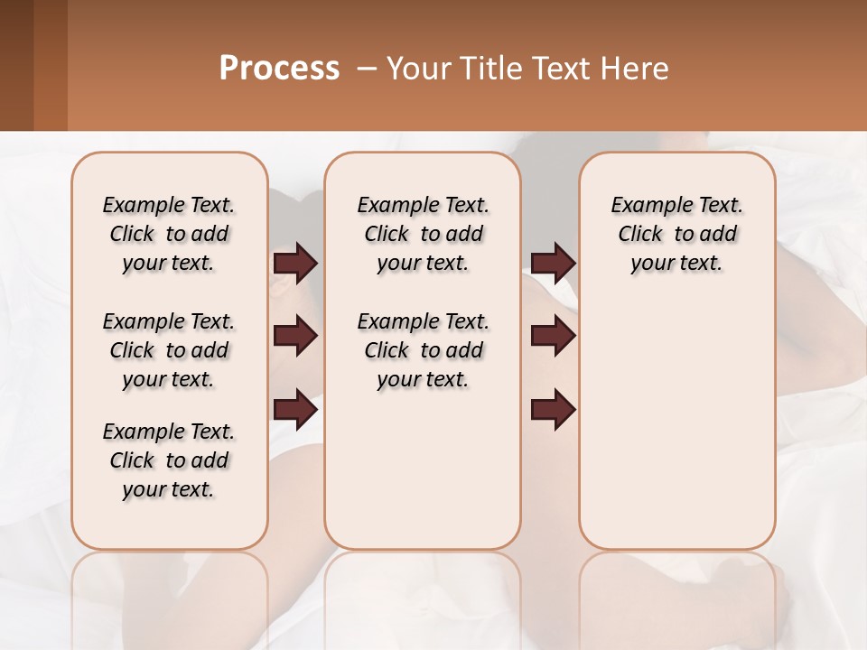 A Man And A Woman Sleeping In Bed Together PowerPoint Template