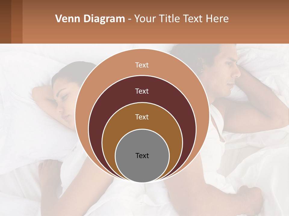 A Man And A Woman Sleeping In Bed Together PowerPoint Template