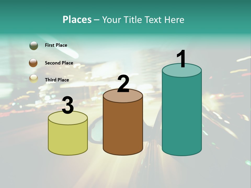 Zoom Blue Building PowerPoint Template