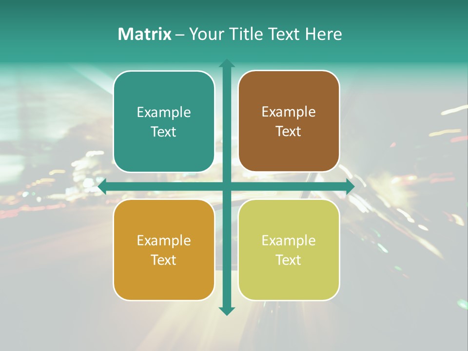 Zoom Blue Building PowerPoint Template