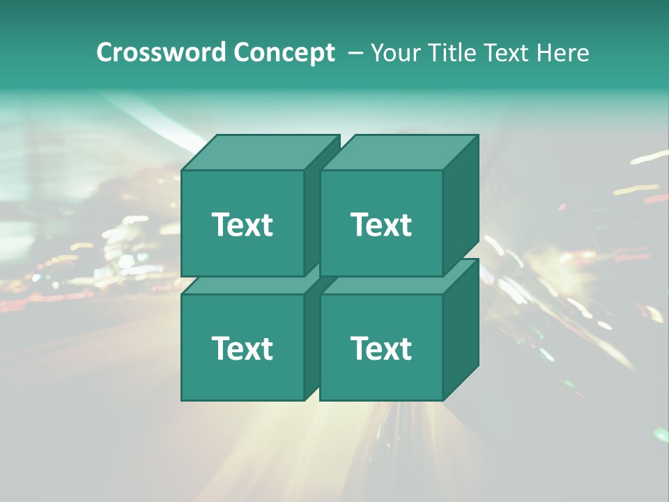 Zoom Blue Building PowerPoint Template