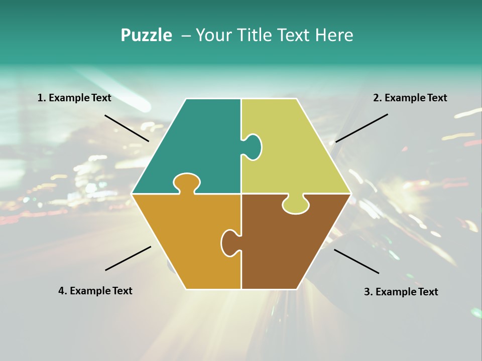 Zoom Blue Building PowerPoint Template