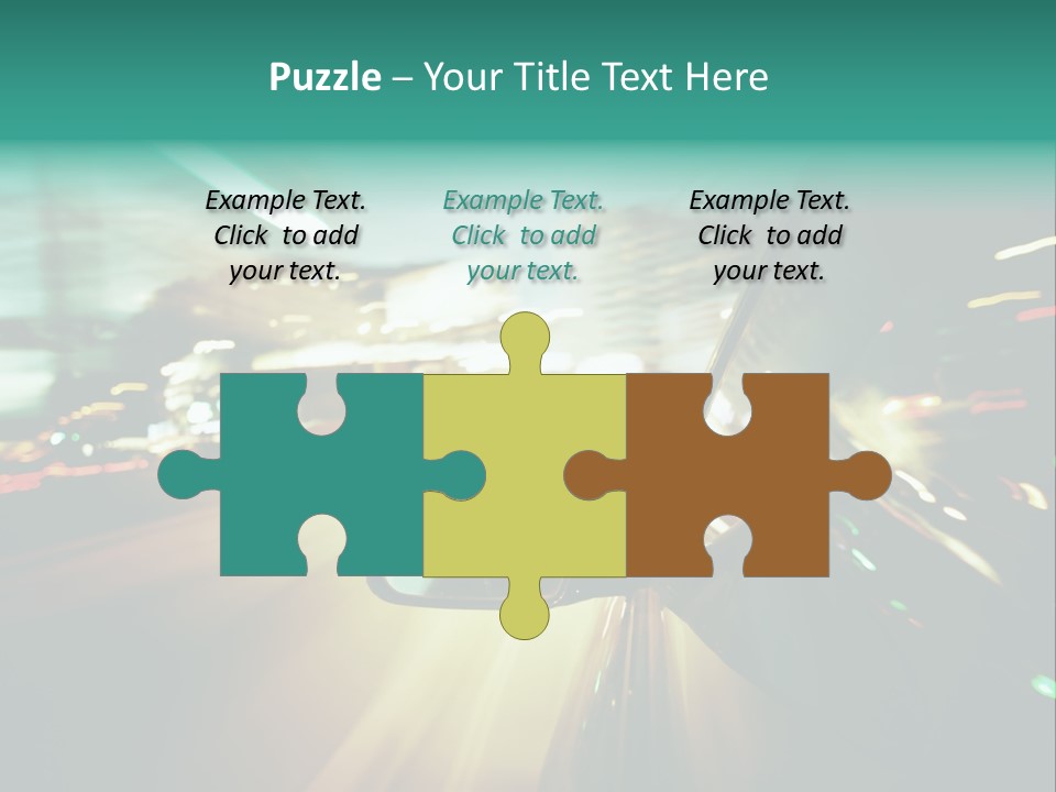 Zoom Blue Building PowerPoint Template