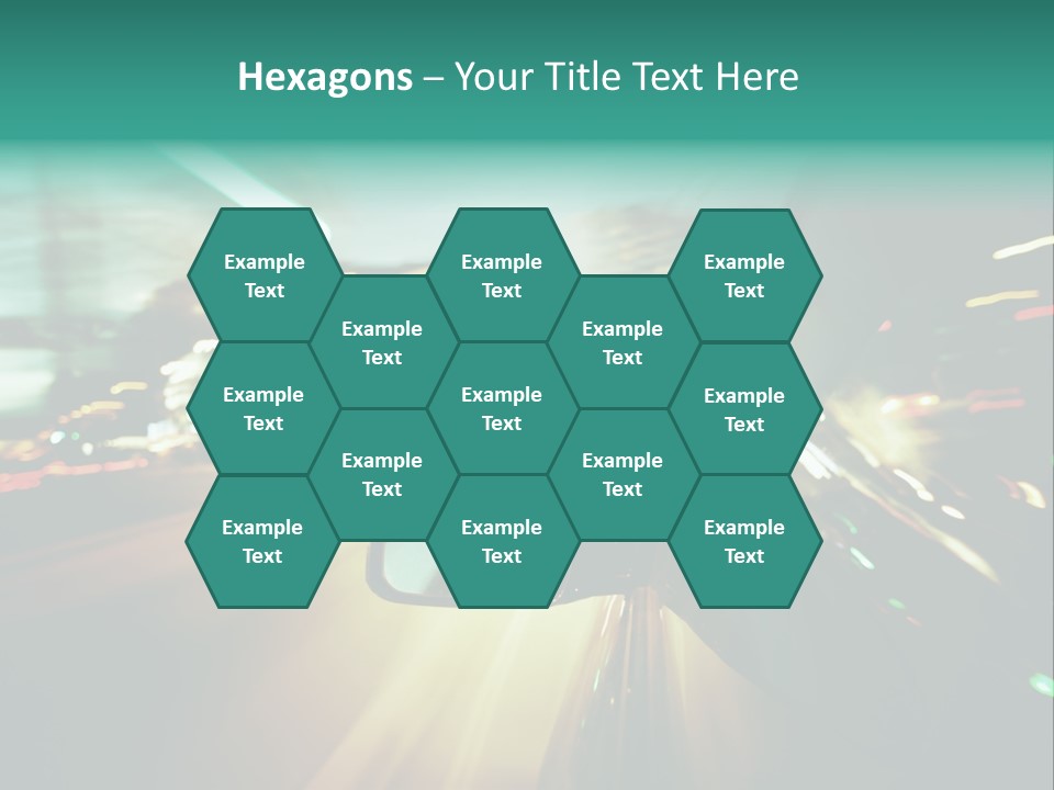 Zoom Blue Building PowerPoint Template