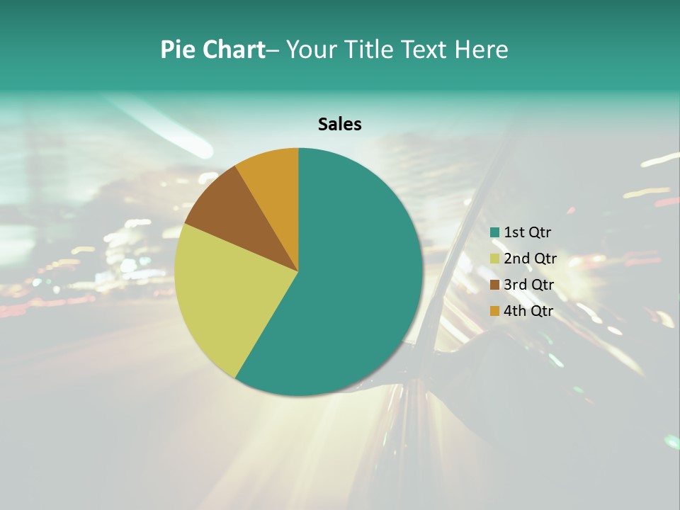 Zoom Blue Building PowerPoint Template