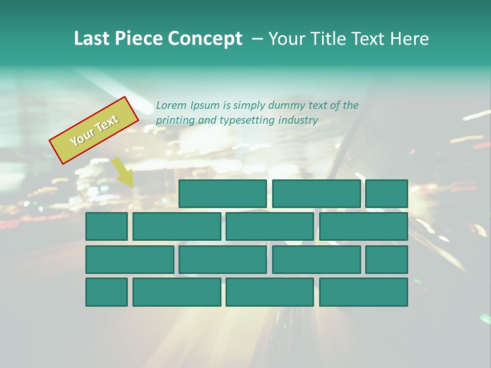 Zoom Blue Building PowerPoint Template