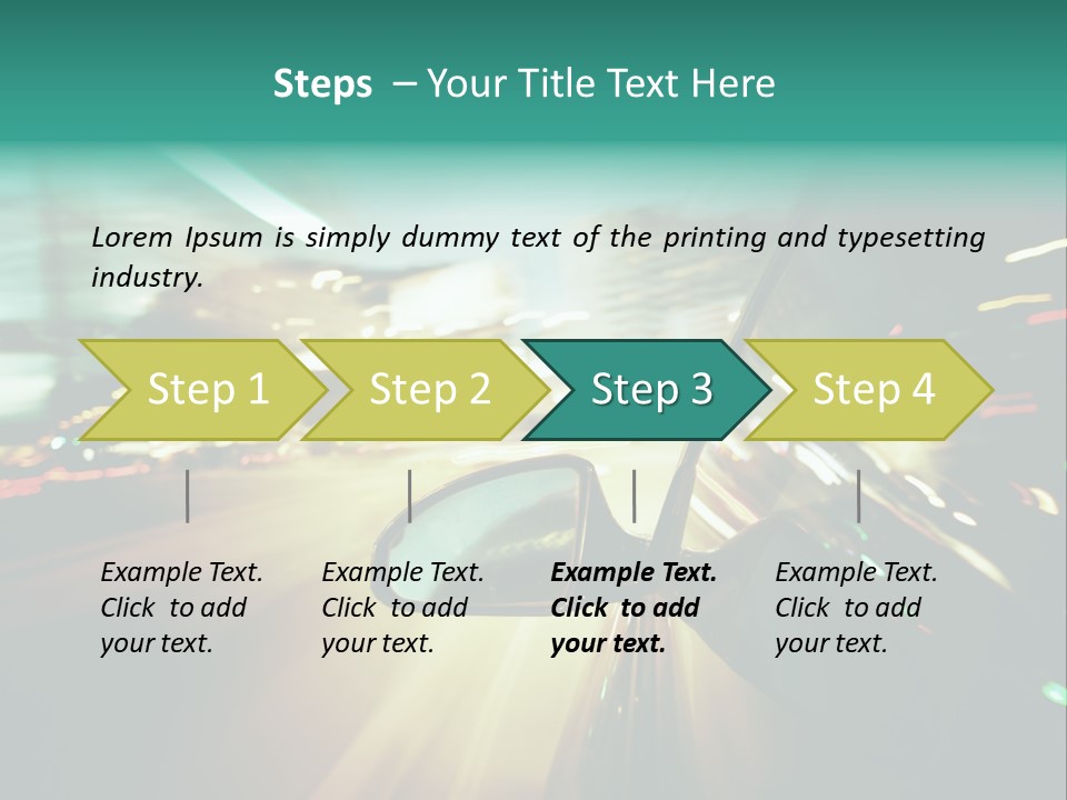 Zoom Blue Building PowerPoint Template