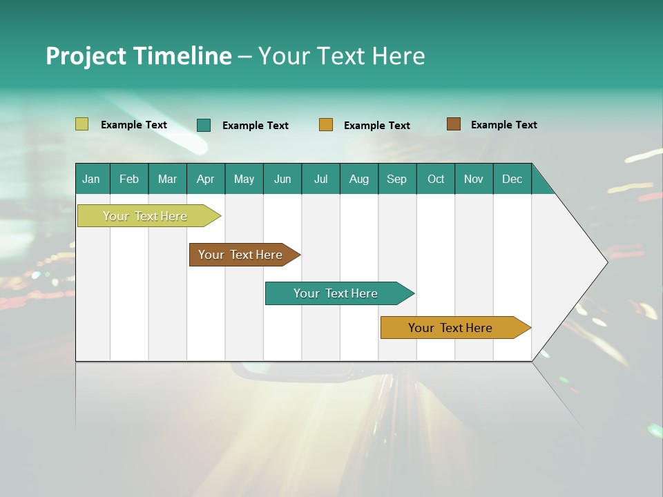 Zoom Blue Building PowerPoint Template