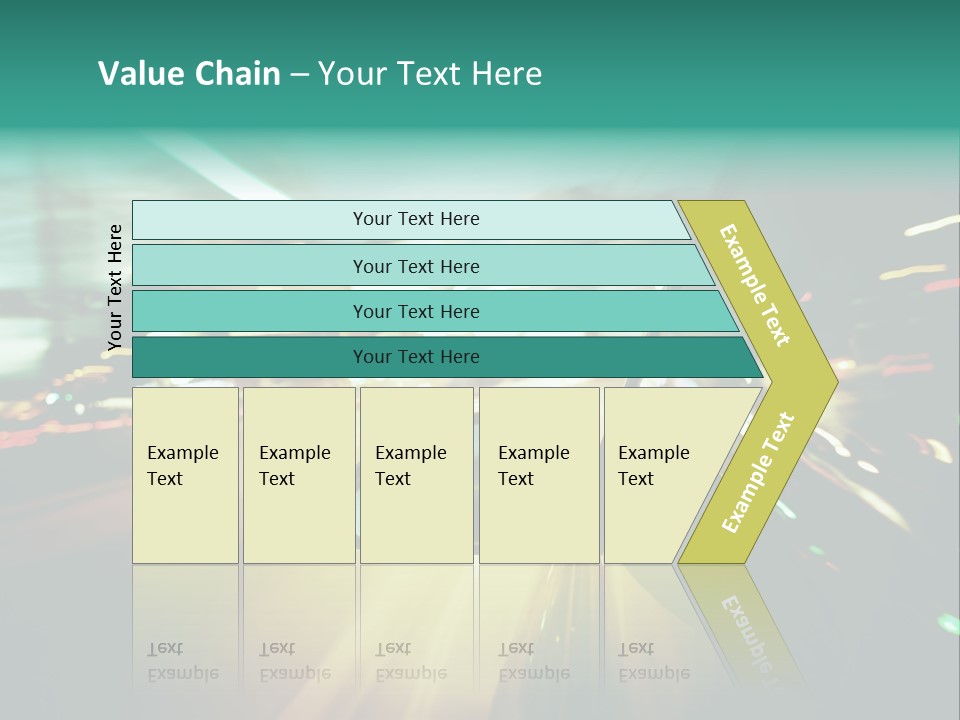 Zoom Blue Building PowerPoint Template